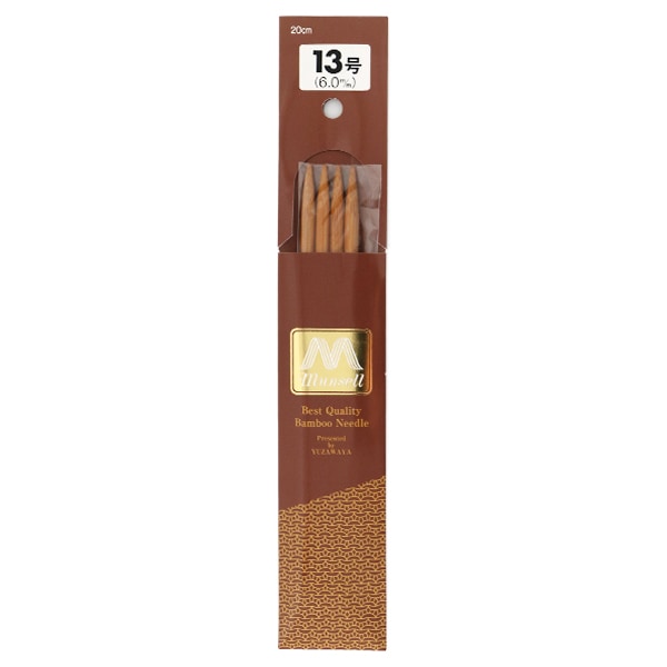 Knitting Needles "Hard bambooKnitting Needles 4 needle 20cm 13 "MANSELL Mansel