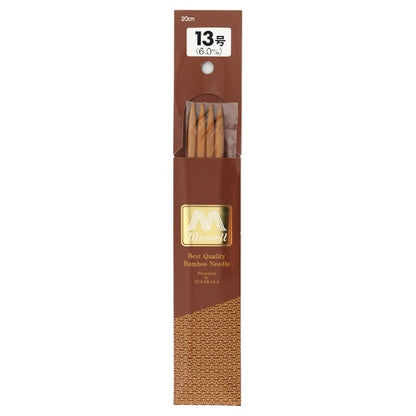 Knitting Needles "Hard bambooKnitting Needles 4 needle 20cm 13 "MANSELL Mansel