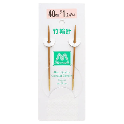 إبر الحياكة `` الخيزران الصلبإبرة دائرية 40سم رقم 1" مانسيل مانسيل