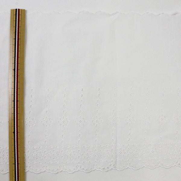 [From quantity 5] RaceRibbonTape "Cotton lace wide off -white about 26cm 23699"