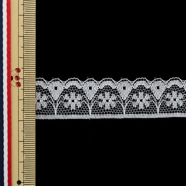 [From quantity 5] RaceRibbonTape "Russell lace about 20mm width white 762471"