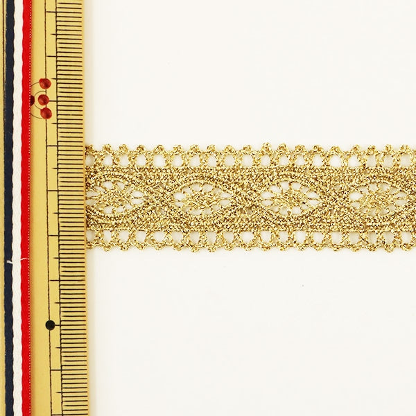 [From quantity 5] RaceRibbonTape "Lametation about 25mm width gold 38-G"