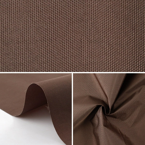 [From quantity 5] Fabric "Water-repellent waffle nylon acrylic coating tea SG-850-4"