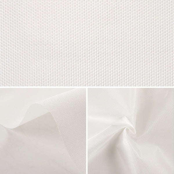 [From quantity 5] Fabric "Water-repellent waffle nylon acrylic coating white SG-850-KW"