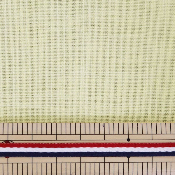 Embroidery Fabric "PuriCut Cloth Cotton Cross Olive Green for Free Stitch 21700-39] LECIEN Lecien COSMO Cosmo