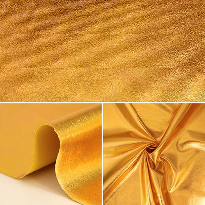 [Bis zu 70 % Rabatt-Kostümgewebe] [aus Menge 5] Stoff "Kostüm Metallic Stretch PLA-1 Dark Gold"