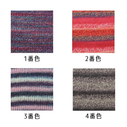 Automne et hiverpelote de laine "Pure gradation violette première couleur"