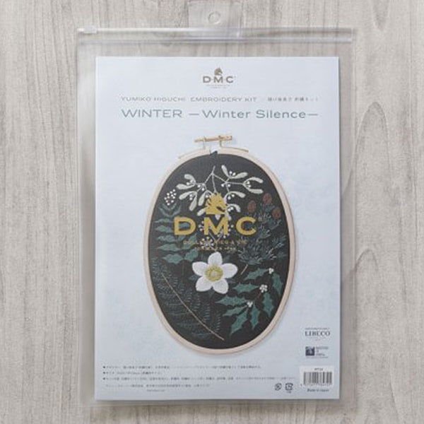 Kit de broderie "Yumiko Higuchi Winter -Winter Silence -JPT24" DMC DMSEA