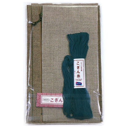 Kit de broderie "Couleur de feuille de porche plat Kogin 100" Olympus Olim Pass