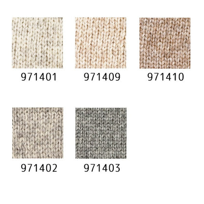 Herbst und WinterGarn 『AlpakaNatural Hellgrau 971402 Farbe]