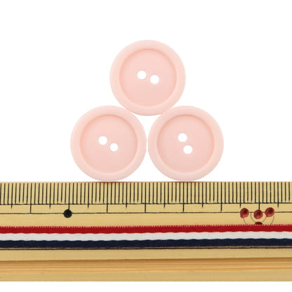 Button "Two hole buttons 20mm 3 pink PyTD20-20"