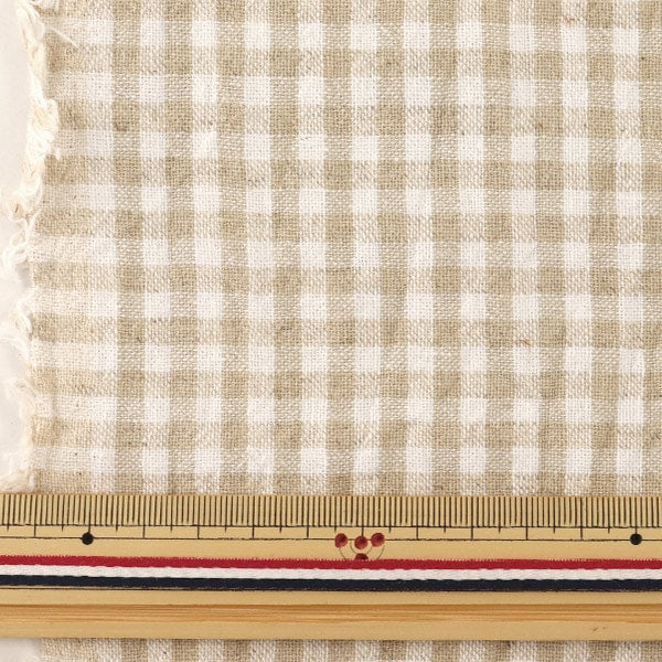 [De la quantité 5] Fabric "Laveuse teinte en lin en coton 2393-1A"