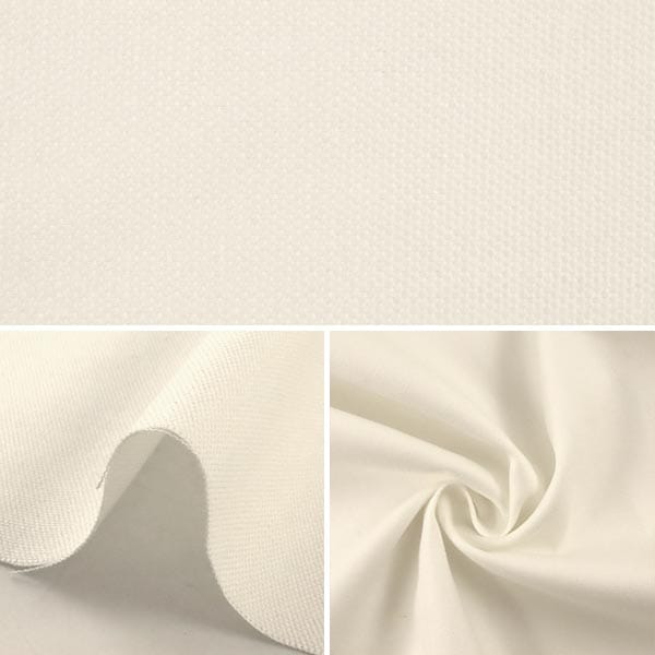 [De la quantité 5] tissu "Oxford Plain Off-White B29000Z-51"