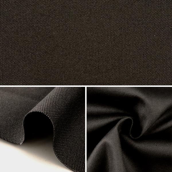 [From quantity 5] Fabric 『Oxford Plain charcoal gray B29000Z-125]