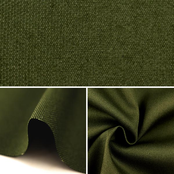 [From quantity 5] Fabric 『Oxford Solid Khaki Green B29000Z-96]