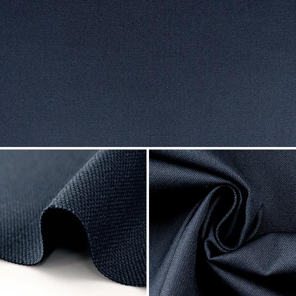 [From quantity 5] Fabric 『Oxford Plain navy B29000Z-65]