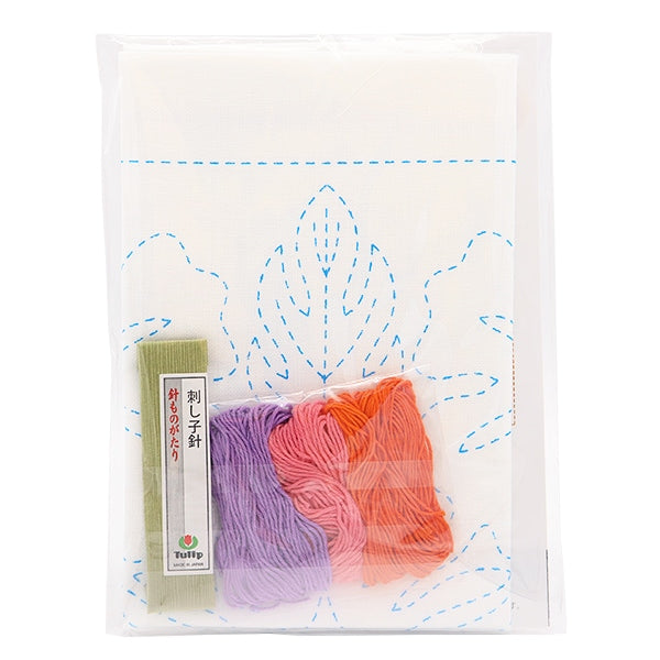 Kit de bordado "Kit de flores de Flokin de mano Sashiko World Hawaii Hibiscus KSW-001" Tulip Tulip