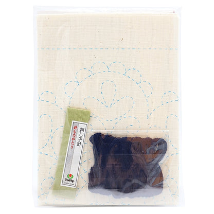 Kit de bordado "Kit de flores costeras de mano Sashiko World Hungry Circular Rose KSW-012" Tulip Tulip