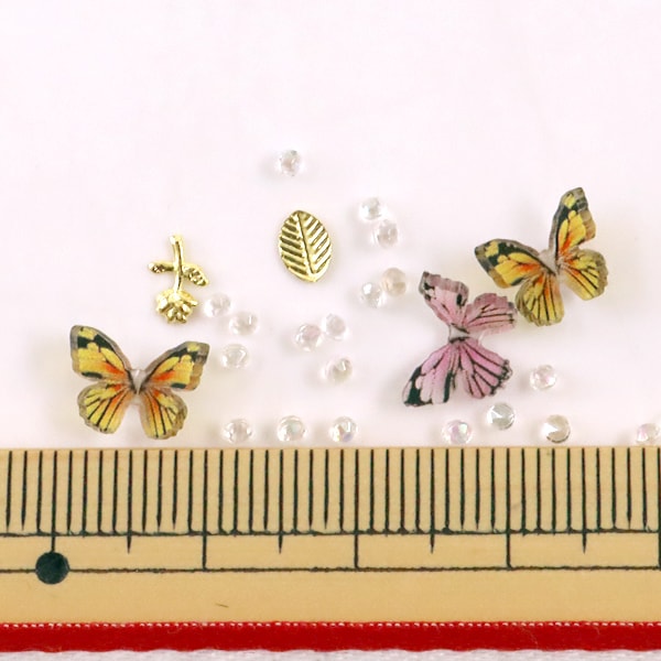 樹脂材料“ Vijucrail Butterfly Butterfly Mix D大約1.2G 10-3077”東京貿易