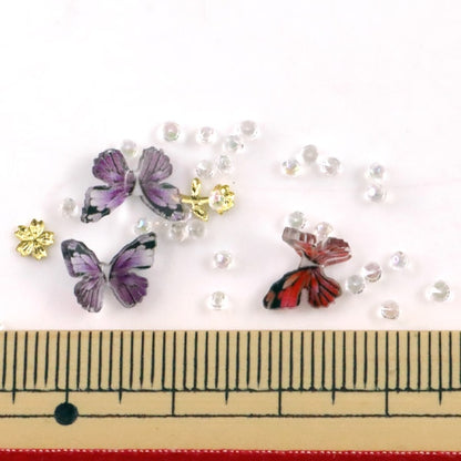 Harzmaterial "Vijucrail Butterfly Mix e ca. 1,2 g 10-3078" Tokyo Trade