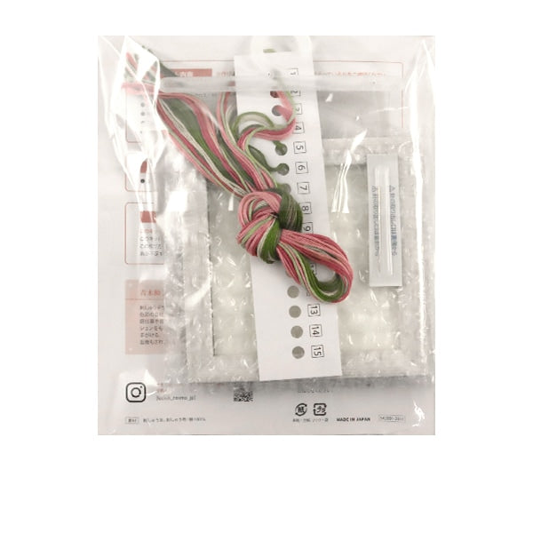 Kit di ricamo "Kazuko Aoki 12 mesi di botan Meries Christmas Rose 542001" Lecien Lucian Cosmo Cosmo