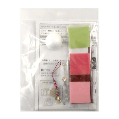 Handicraft kit "KyochirimenTsumamizaikuNetsuke Taisho Roman Lee Leaf LH-462] Panami Panami Takagi fiber