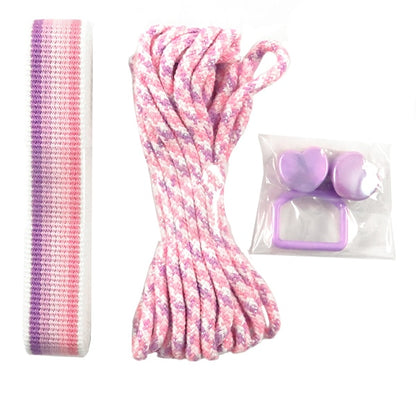 Set di nastro per artigianato "Let's School Himo Set di gradiente rosa viola HTG-01"