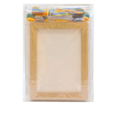 Kit di ricamo "12 mesi Flower Frame di febbraio Mimosa Marie Catholine Collection 7507" Olympus Olim Pass