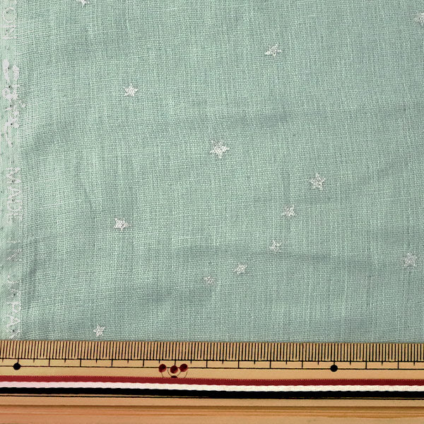 [De la cantidad 5] Fabric "Wasza W Patrón de estrella del cáscara Blue KTS6430-Q" Algodón Kobayashi Algodón Kobayashi Kobayashi Fibra