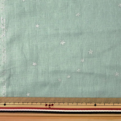 [De la cantidad 5] Fabric "Wasza W Patrón de estrella del cáscara Blue KTS6430-Q" Algodón Kobayashi Algodón Kobayashi Kobayashi Fibra