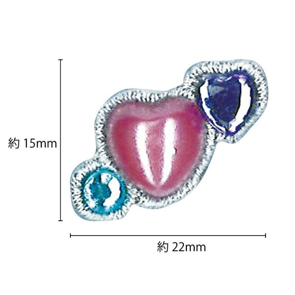 Patch "Jewelry Seal Milky Heart PJW-05"