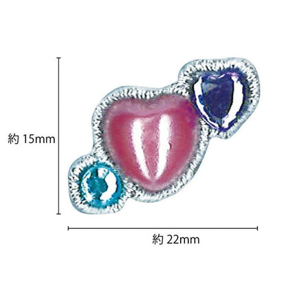 Patch "Jewelry Seal Milky Heart PJW-05"