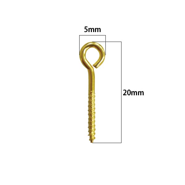 Handicraft bracket "Heaton 5 × 20mm Gold 10 pieces 404088" Padico Pajico