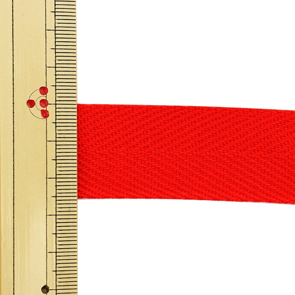 [De la cantidad 5] Cinta de artesanía "Sugi Aya Tape Ancho 2.5cm #506 Rojo"