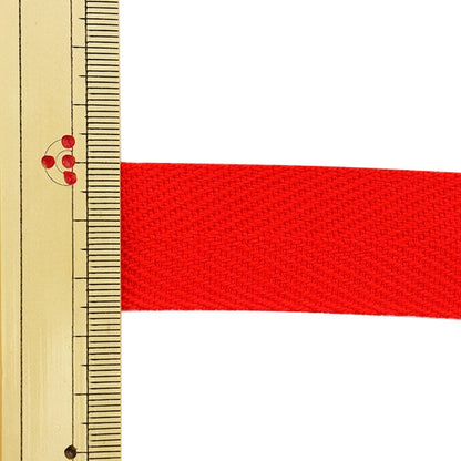 [From quantity 5] Handicraft tape "Sugi Aya Tape width 2.5cm #506 Red"