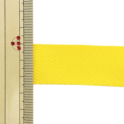 [From quantity 5] Handicraft tape "Sugi Aya Tape width 2.5cm #529 Yellow"