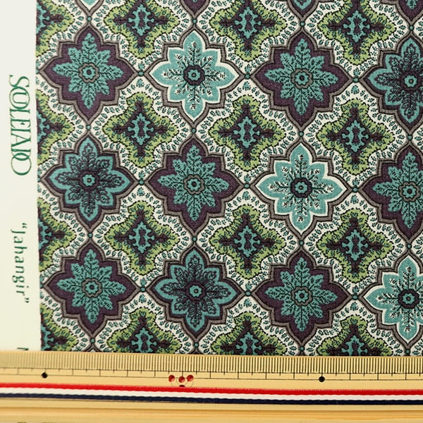 [From quantity 5] Fabric "Souleiado Sole ass Sheeting Almond Green SLF-354D]