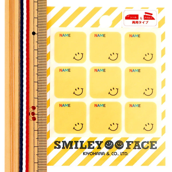 رقعة "الختم والكي على علامة الاسم Face Smiley SMI-21" KIYOHARA Kiyohara