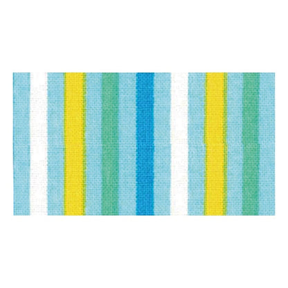 Name Etikett Seal "Kurukuran Tape Blue Malch Stripe Reife 1,5 cm x 1,2 m 11-781" Kawaguchi Kawaguchi