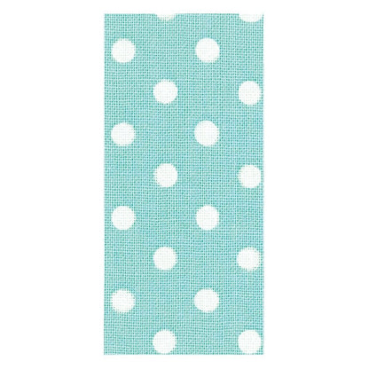 Name label sticker "Kurukurukuma Tape MintPolka dots 1.5cm x 1.2m 11-786] Kawaguchi Kawaguchi