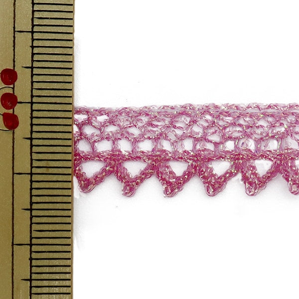 [Dalla quantità 5] razza "Larghezza di colorazione circa 1,2 cm rosa 61c-PK"