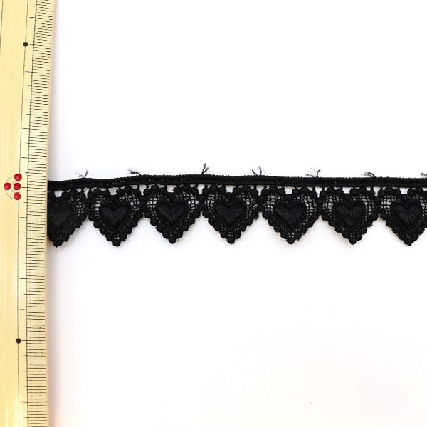 数量5から】 レース 『ケミカルレース 幅約2cm 黒 10785』 – Yuzawaya