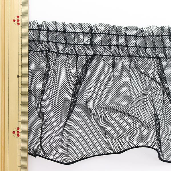 数量5から】 レース 『チュールフリル 幅約13cm 黒 250TF-10』 – Yuzawaya
