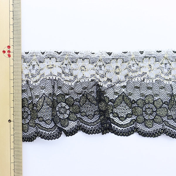 [From quantity 5] Race "Russell frill width about 6.5cm 4th color YD250051"