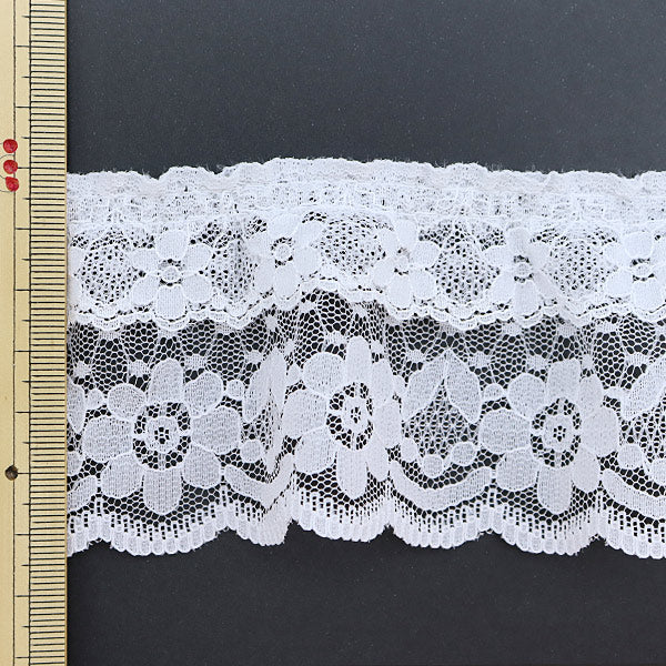 [From quantity 5] Race "Russell frill width about 6.6cm 1st color YD250094"