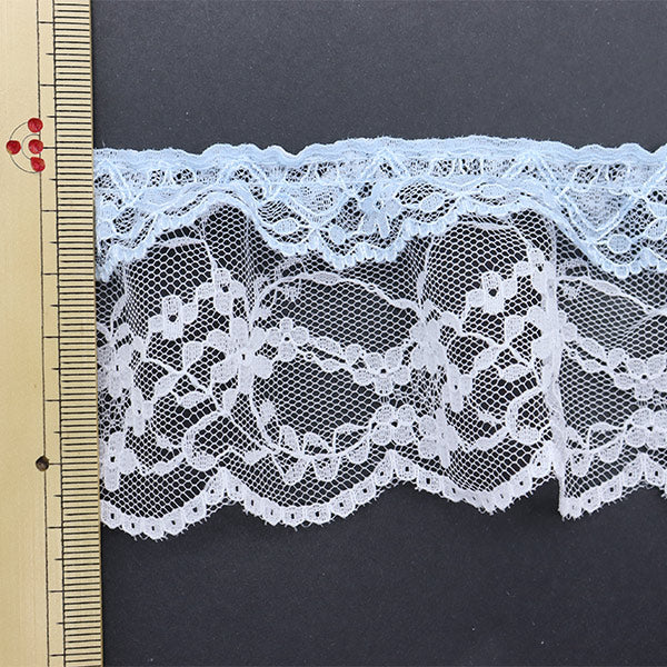 【数量5から】 レース 『ラッセルフリル 幅約6.6cm 4番色 YD237536』