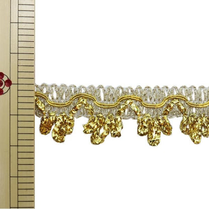 [From quantity 5] HandicraftTrim 『Glitter trim Width about 2cm 2nd color 11043]