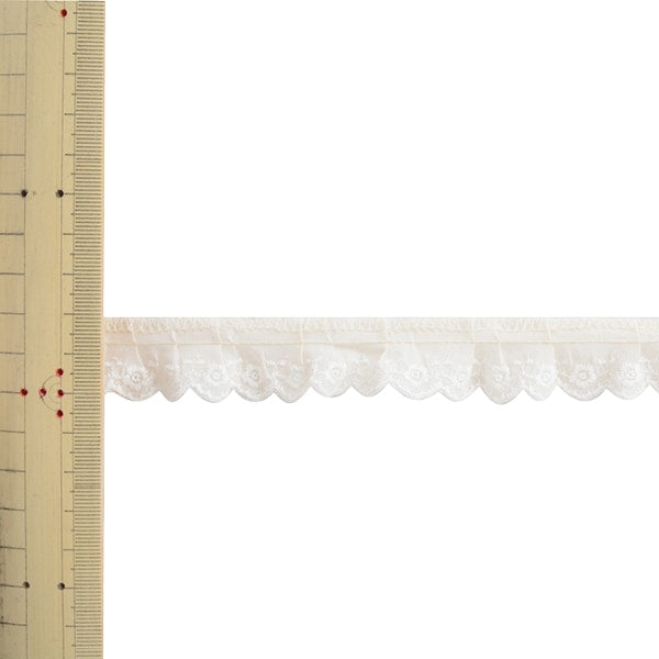 [From quantity 5] HandicraftTrim "Cotton frill width about 2cm 3rd color 31096F"