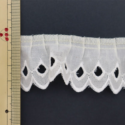 [From quantity 5] Race "Cotton frill 3rd color 3556F-3"