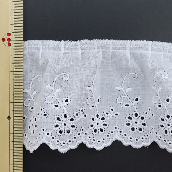 [From quantity 5] Race "Cotton frills 1st color 53600F-1"